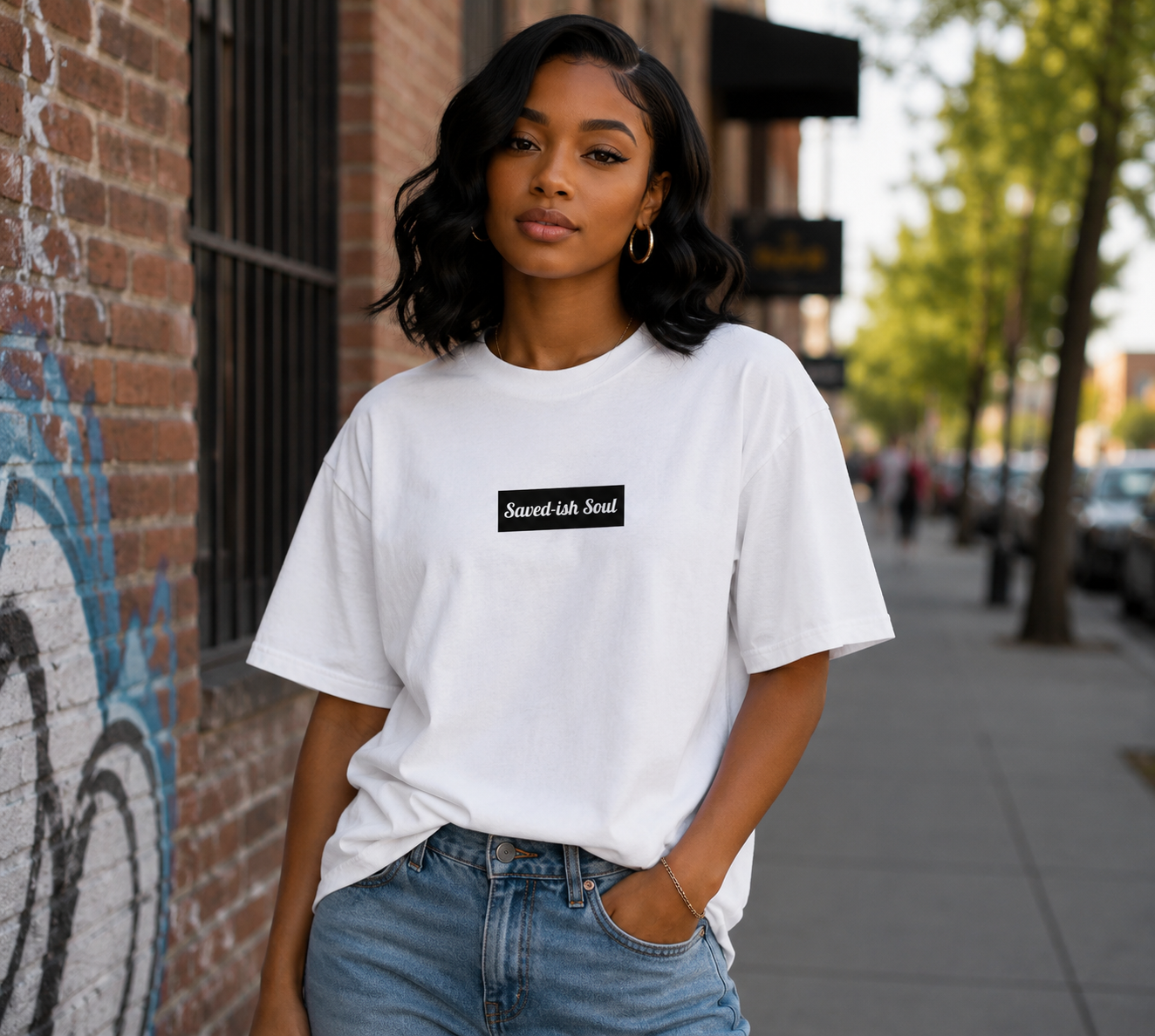 Saved-ish Soul "Brand" T-shirt
