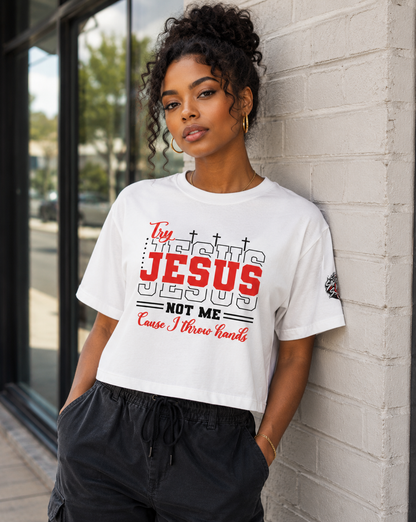 Saved-ish Soul “Try Jesus” Heavyweight Boxy Tee