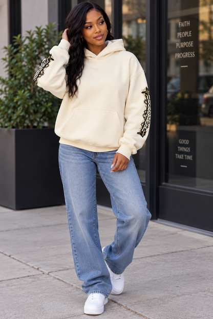 Saved-ish Soul "Redeemed" Oversized Boxy Fit Fleece Hoodie