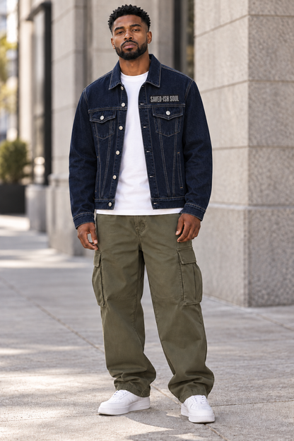 Saved-ish Soul Vintage Wash Denim Jacket