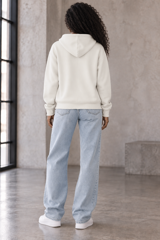 Saved-ish Soul "Foundations" Raw Edge Full Zip Hoodie