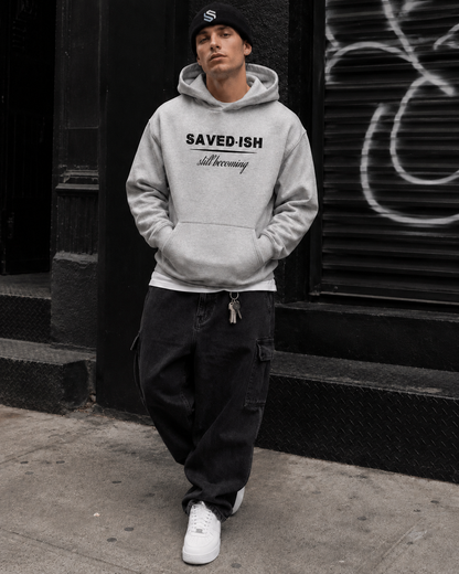 Saved-ish Soul "Saved-ish Still Becoming" Unisex Oversized Hoodie