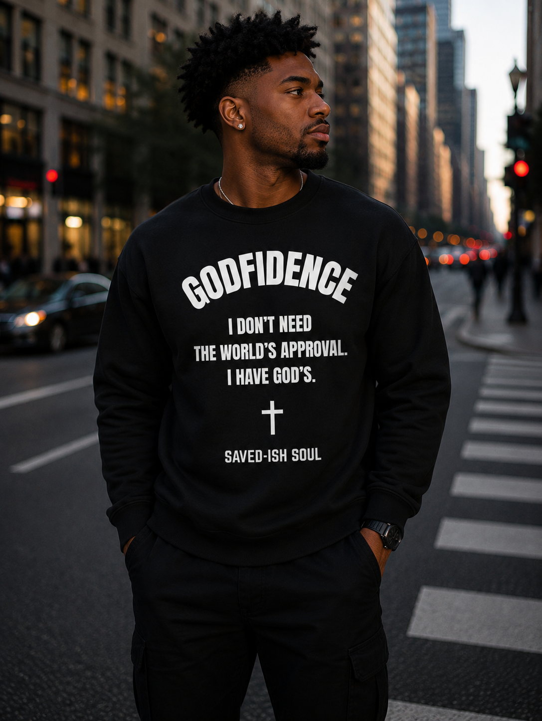 Saved-ish Soul “Godfidence” Sweatshirt