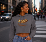 Saved-ish Soul "God's Not Done With Me Yet" Crop Hoodie