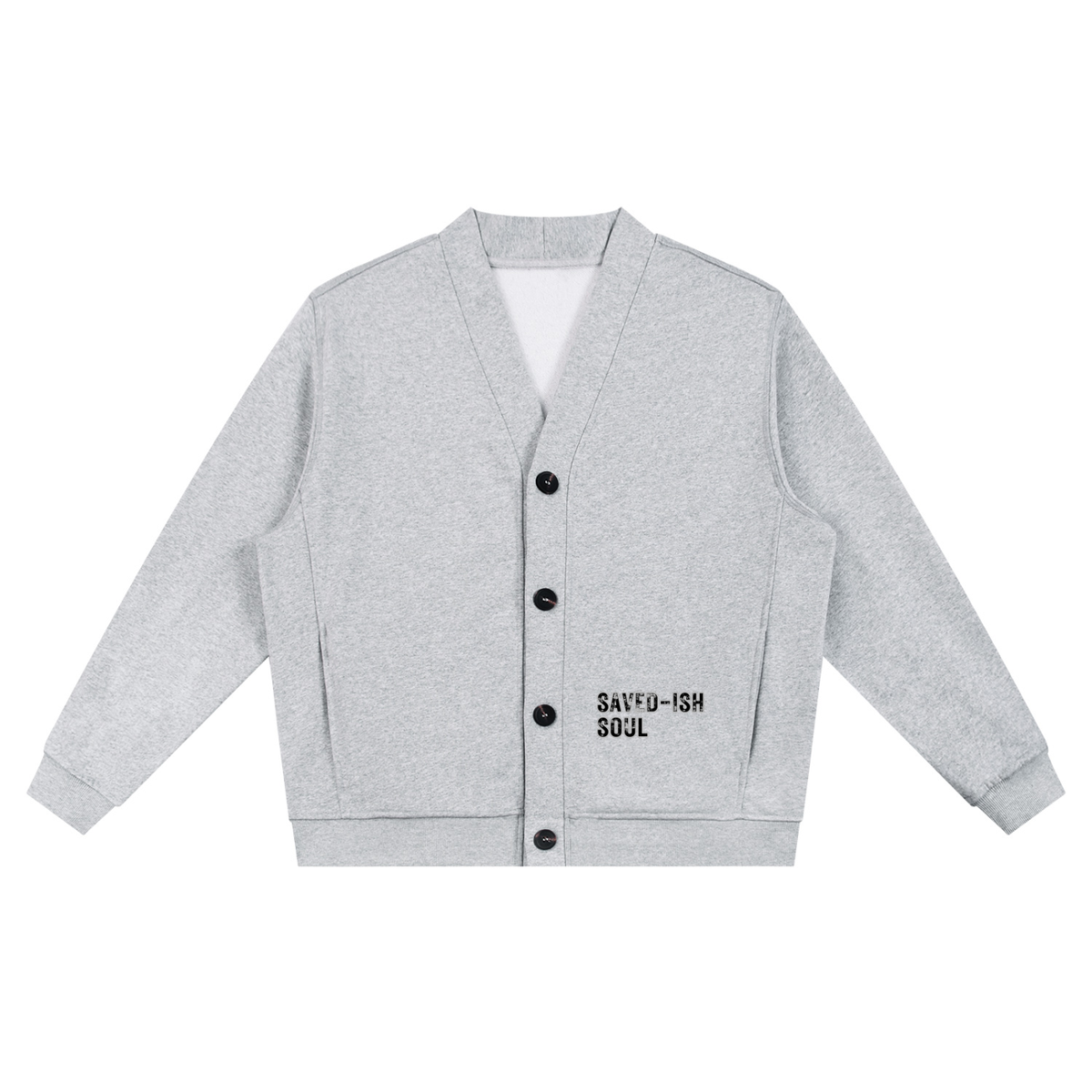 Saved-ish Soul "Cross" Essential Heavyweight Sweat Cardigan