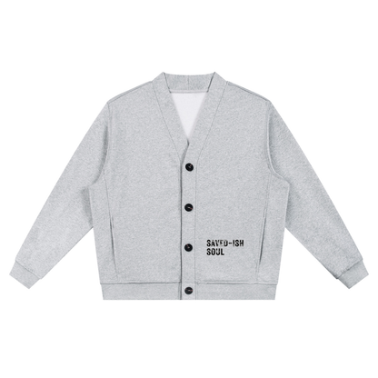 Saved-ish Soul "Cross" Essential Heavyweight Sweat Cardigan