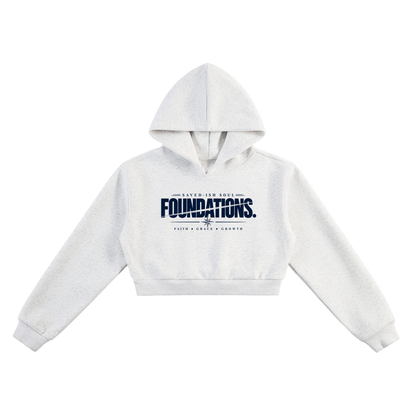 Saved-ish Soul "Foundations" Essential Cropped Hoodie