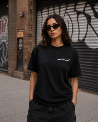 Saved-ish Soul "Not Perfect, Just Covered" T-Shirt