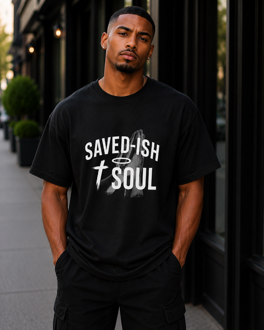 Saved-ish Soul "Praying Hands" T-Shirt