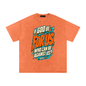 Saved-ish Soul "If God Be For Us" Snow Washed Oversized T-Shirt