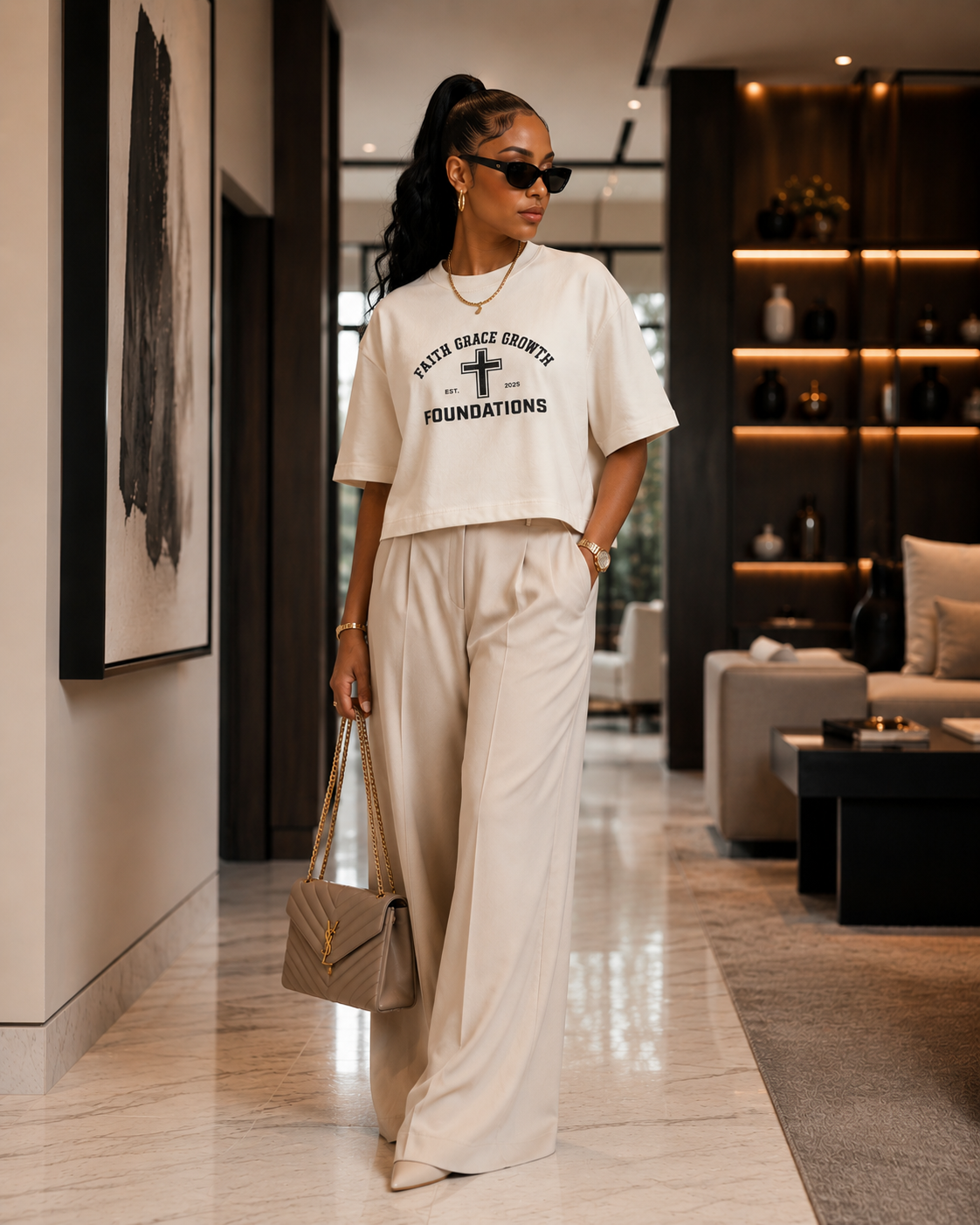 Saved-ish Soul "Faith, Grace, Growth" Boxy Tee
