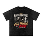 Saved-ish Soul “Philippians 4:13” Snow Washed Oversized T-Shirt