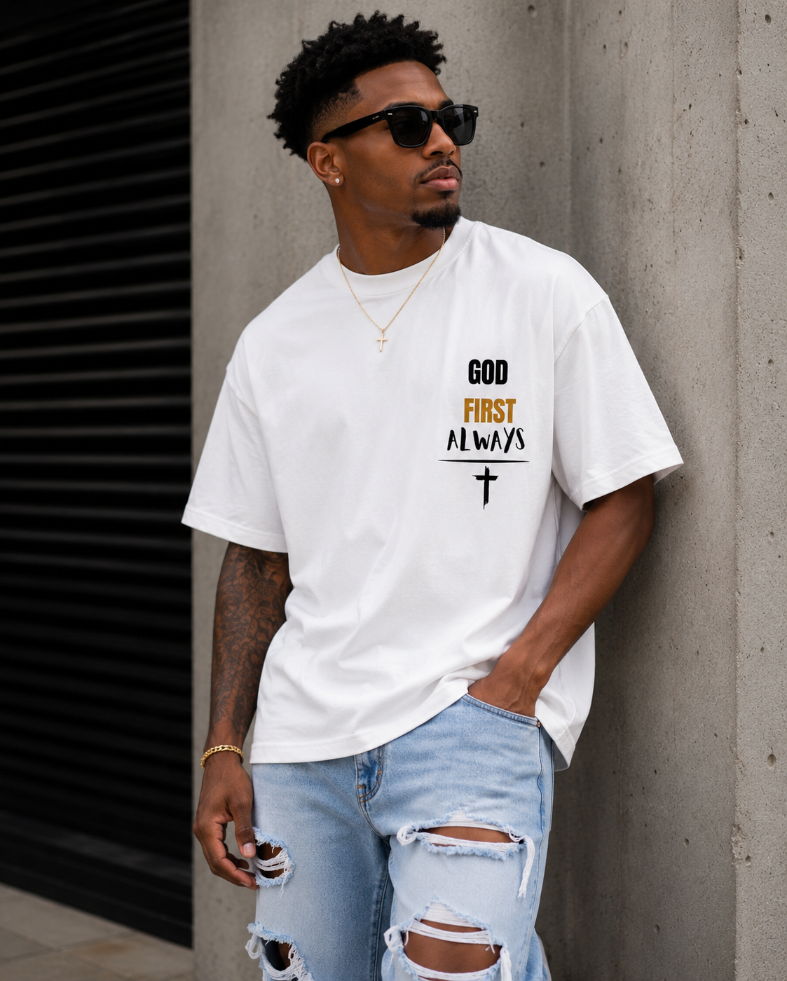 Saved-ish Soul "God First Always" T-Shirt