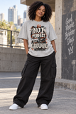 Saved-ish Soul "Not Perfect, Just Growing" Women Oversized T-Shirt