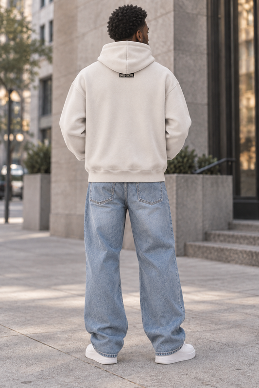 Saved-ish Soul "Still Becoming" Snow Wash Fleece Oversized Hoodie