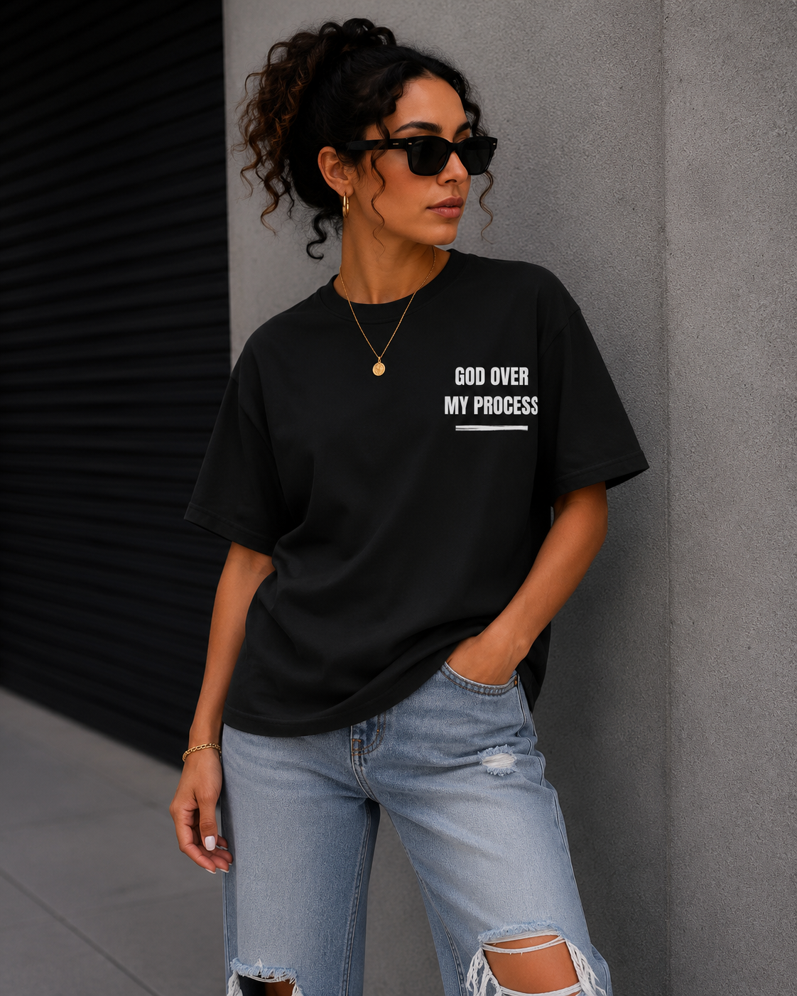 Saved-ish Soul "God Over My Process" T-Shirt