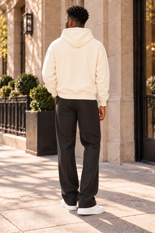Saved-ish Soul "Faith, Grace, Growth" Oversized Boxy Fleece Hoodie