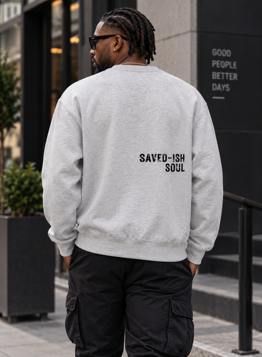 Saved-ish Soul "Heaven Made" Oversized Sweatshirt