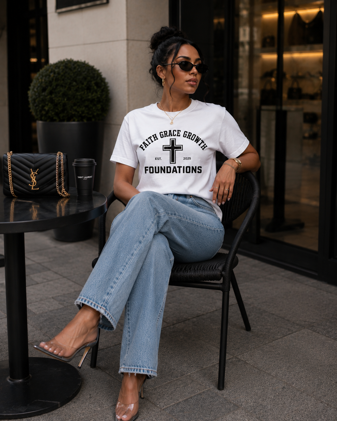 Saved-ish Soul "Faith, Grace, Growth" T-Shirt