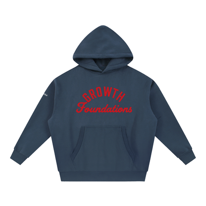 Saved-ish Soul "Growth Foundations" Oversized Boxy Fleece Hoodie