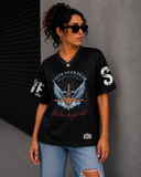Saved-ish Soul "Faith Over Fear" Boxy Football Jersey