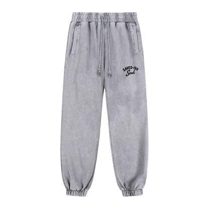 Saved-ish Soul Snow Wash Heavyweight Jogged Sweatpants