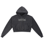 Saved-ish Soul "Foundations" Snow Washed Cropped Hoodie
