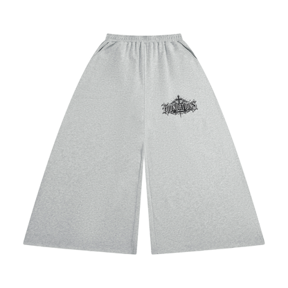 Saved-ish Soul "Foundations" Raw Edge Wide Leg Sweatpants
