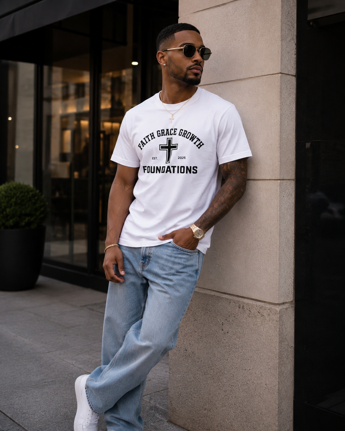 Saved-ish Soul "Faith, Grace, Growth" T-Shirt