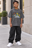 Saved-ish Soul Snow Washed Kids' T-Shirt