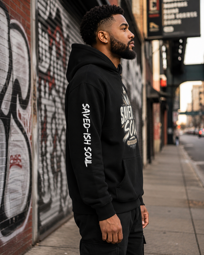 Saved-ish Soul "Imperfectly Devoted" Oversized Hoodie