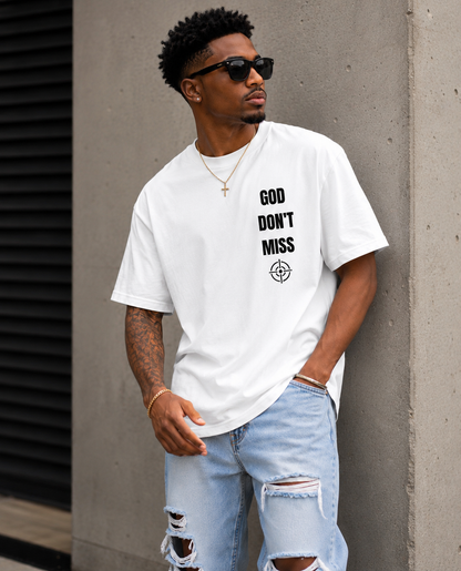 Saved-ish Soul "God Don't Miss" T-Shirt