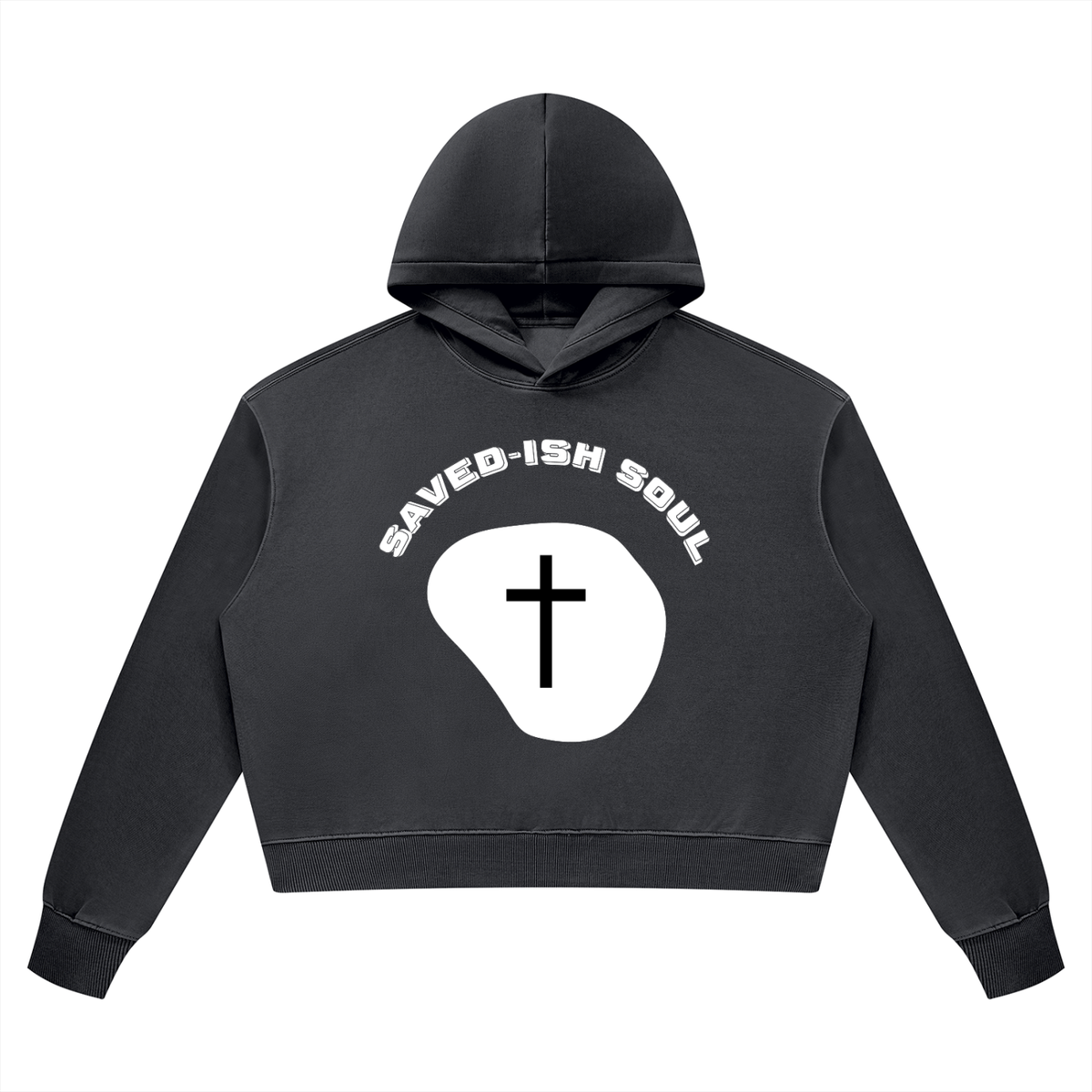 Saved-ish Soul “Cross” Vintage Wash Heavyweight Hoodie