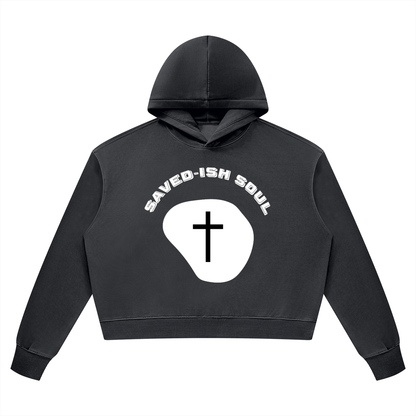 Saved-ish Soul “Cross” Vintage Wash Heavyweight Hoodie