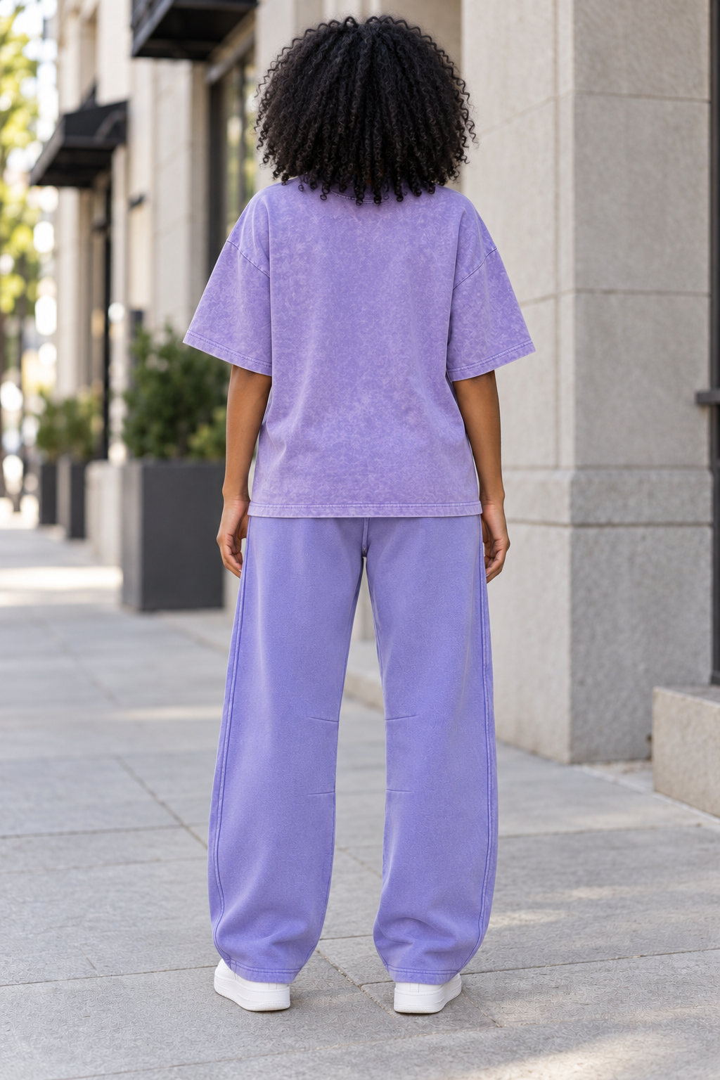 Saved-ish Soul Vintage Wash Barrel Leg Fleece Sweatpants