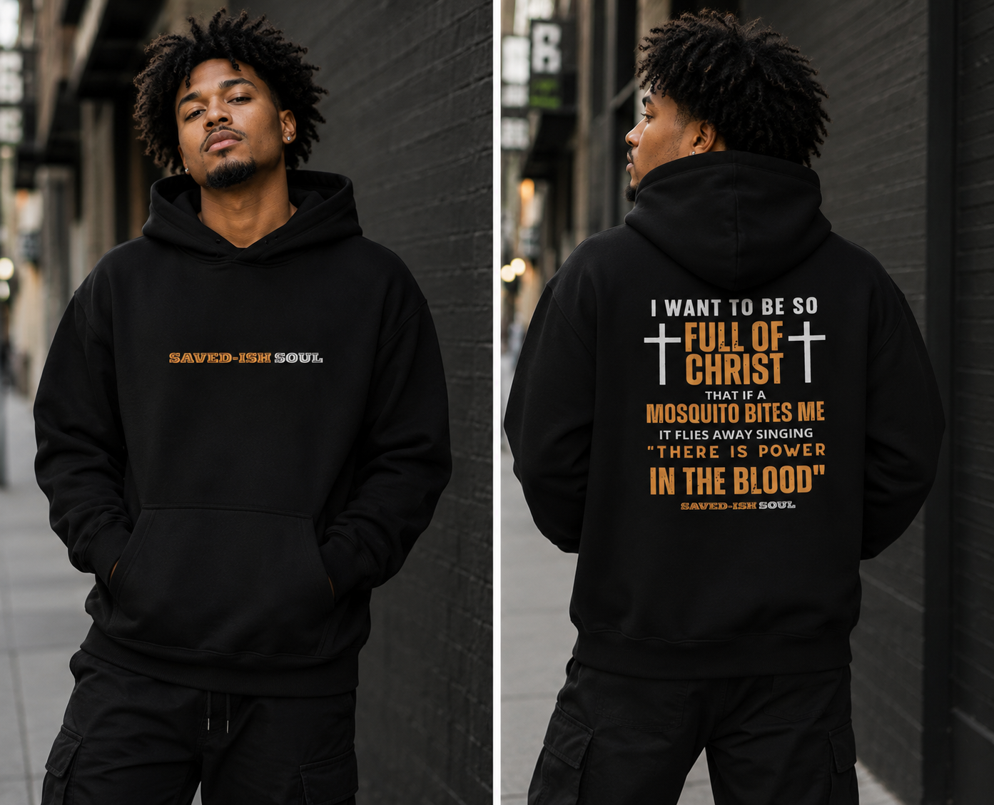 Saved-ish Soul "Full of Christ" Oversized Hoodie