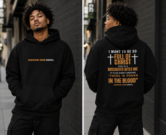 Saved-ish Soul "Full of Christ" Oversized Hoodie