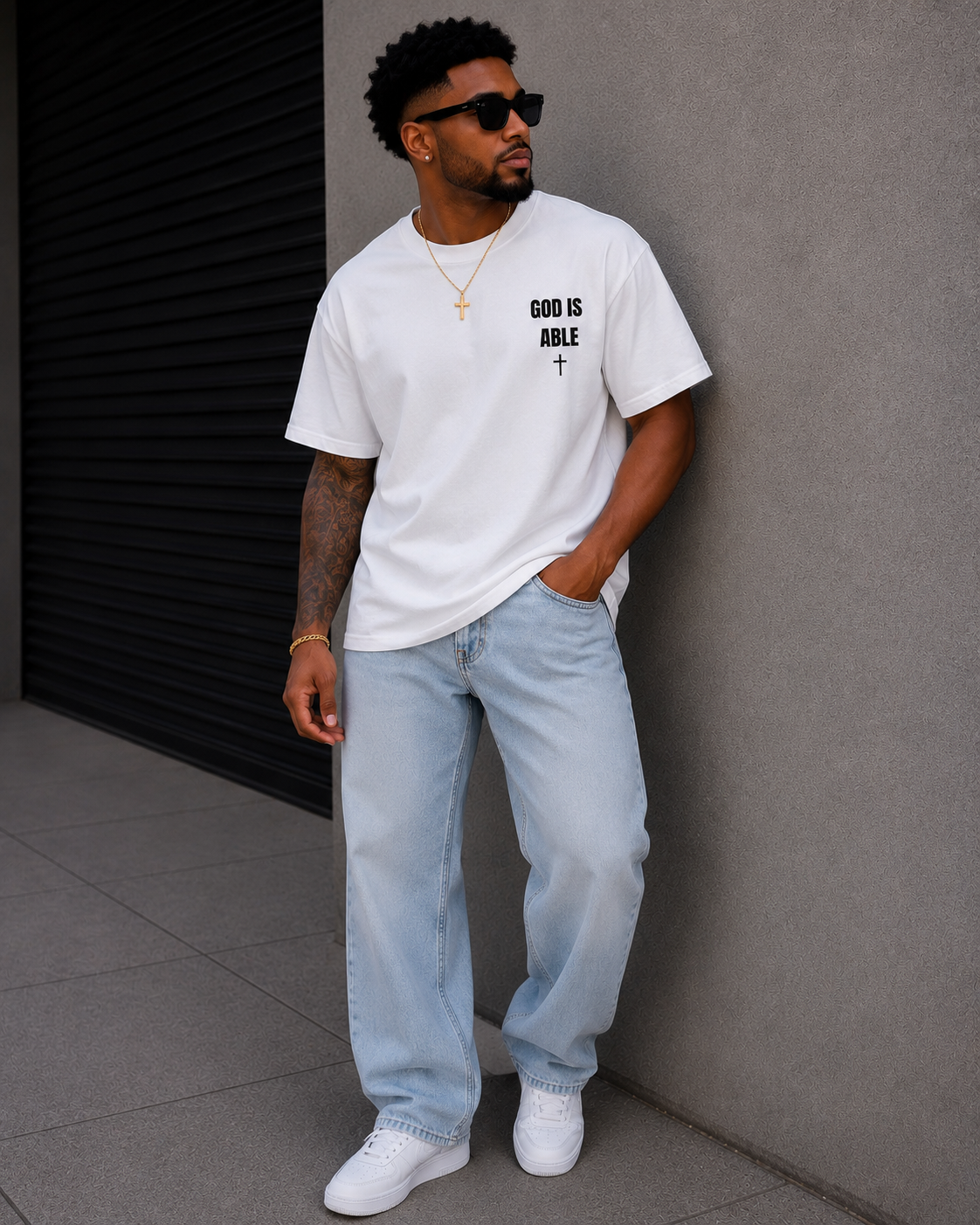 Saved-ish Soul "God Is Able" T-Shirt