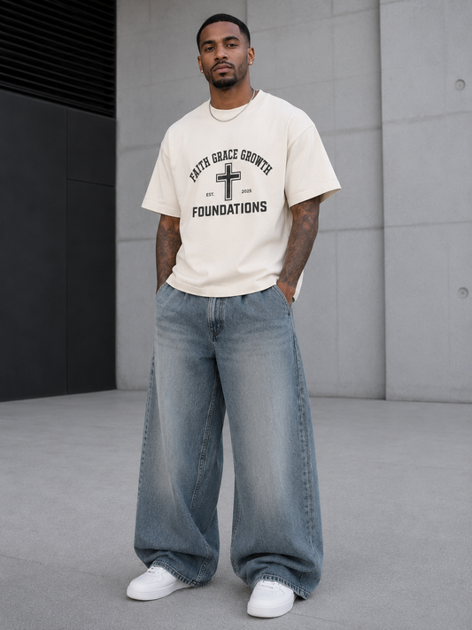 Saved-ish Soul "FOUNDATIONS" Boxy Tee