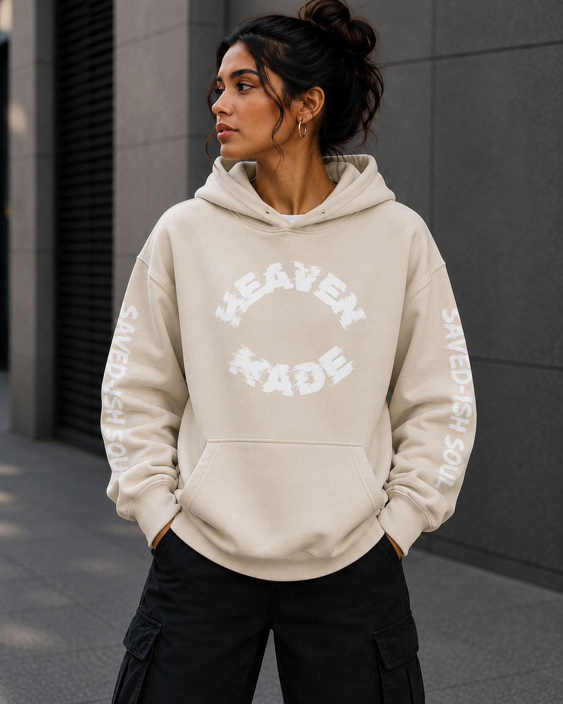 Saved-ish Soul "Heaven Made" Oversized Hoodie
