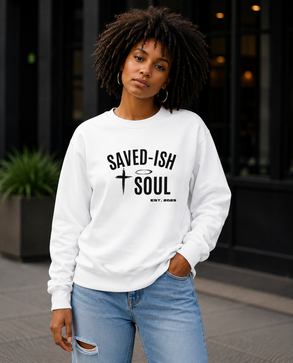 Saved-ish Soul "Halo" Sweatshirt