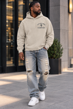 Saved-ish Soul "Faith, Grace, Growth" Vintage Washed Frayed-Hem Hoodie