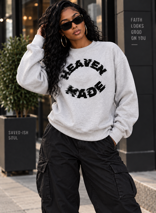 Saved-ish Soul "Heaven Made" Oversized Sweatshirt