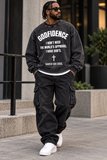 Saved-ish Soul "Godfidence" Snow Washed Oversized Sweatshirt