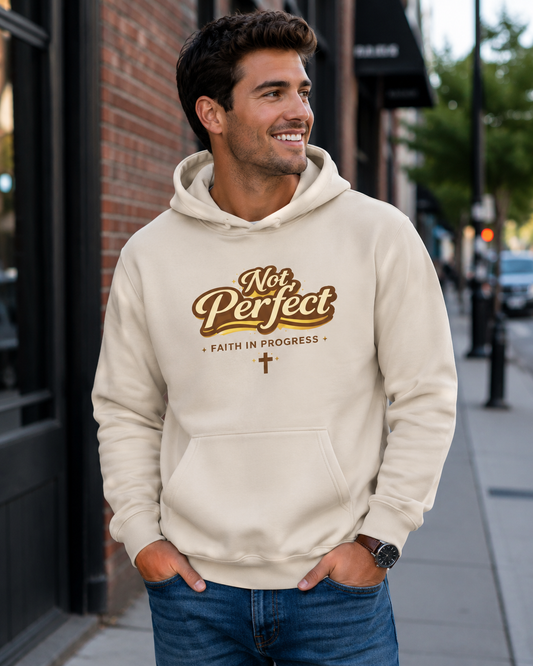 Saved-ish Soul "Not Perfect" Unisex Oversized Hoodie