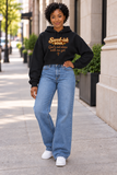Saved-ish Soul "God's Not Done With Me Yet" Essential Cropped Hoodie
