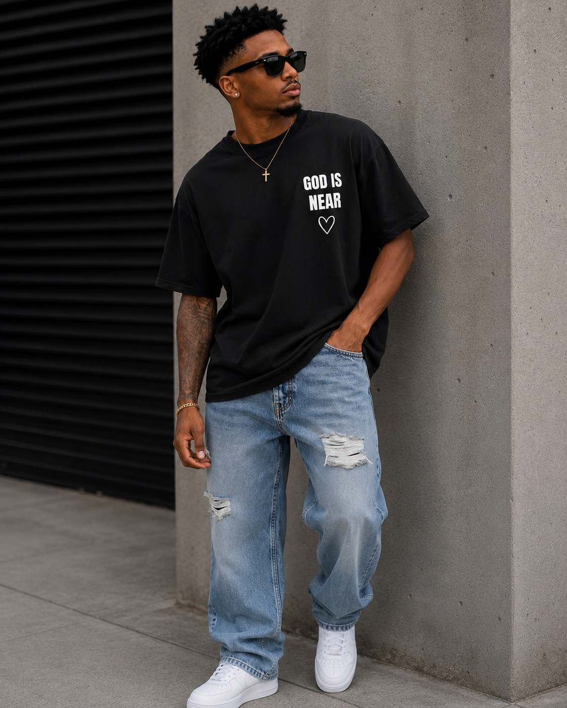 Saved-ish Soul "God Is Near" T-Shirt