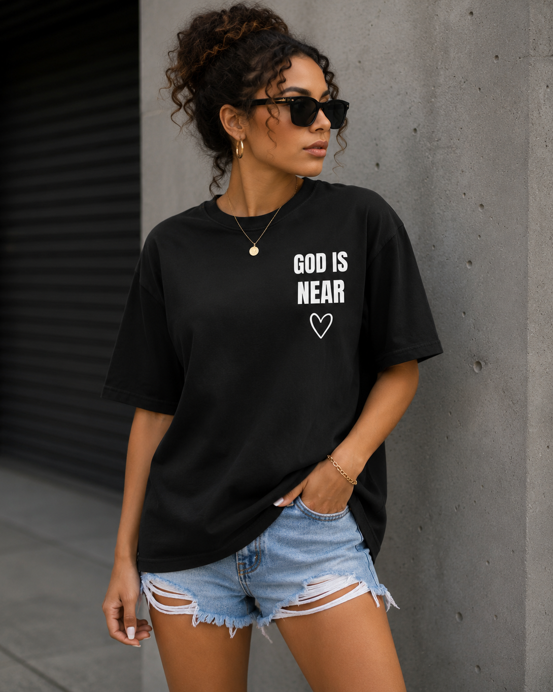 Saved-ish Soul "God Is Near" T-Shirt