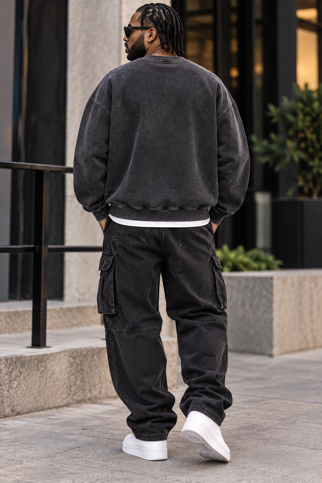 Saved-ish Soul "Godfidence" Snow Washed Oversized Sweatshirt