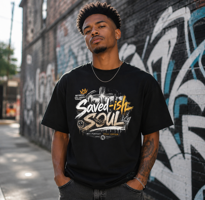 Saved-ish Soul "Not Perfect Still Chosen Oversize T-Shirt